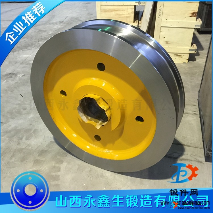 鍛件廠專業鍛造筑路機械車輪鍛件