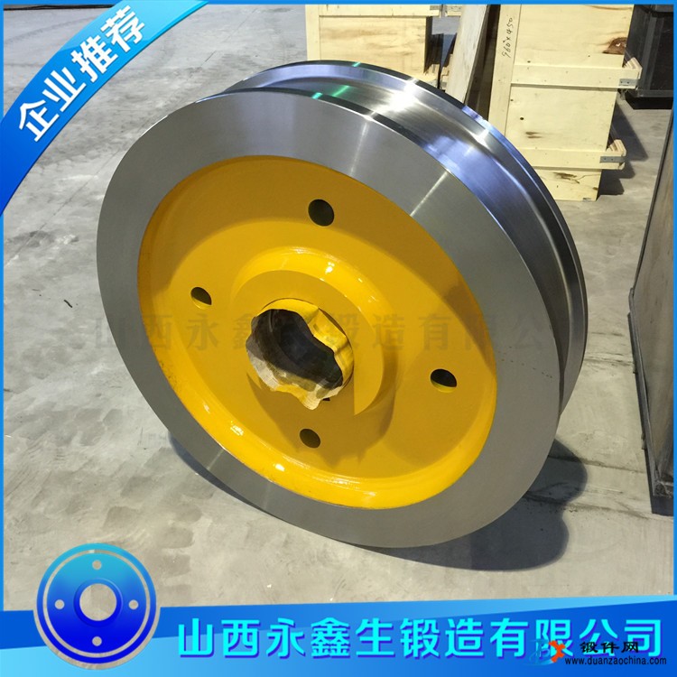 鍛造廠專業(yè)鍛造50SiMn電機車車輪 定制加工 品質(zhì)保證