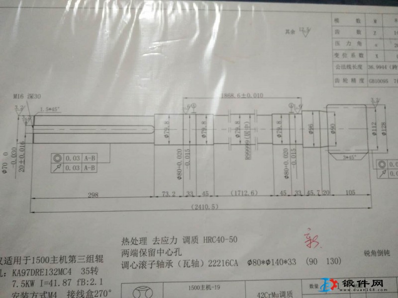 求購(gòu)一批滾子瓦軸鍛件