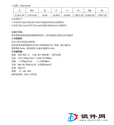 求購鍛管