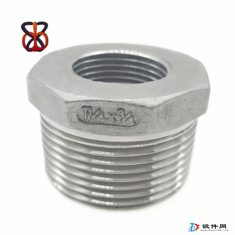 304不銹鋼內(nèi)外絲補(bǔ)芯轉(zhuǎn)4分變徑接頭水暖配件精鑄件