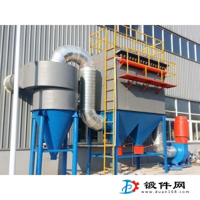 內(nèi)蒙古鄂爾多斯?jié)蓾?0T鍋爐除塵器