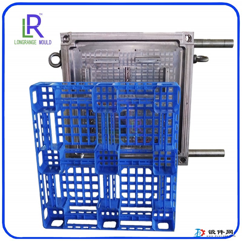 托盤模具-四面進(jìn)叉塑膠卡板模具-網(wǎng)格川字型塑料托盤模具